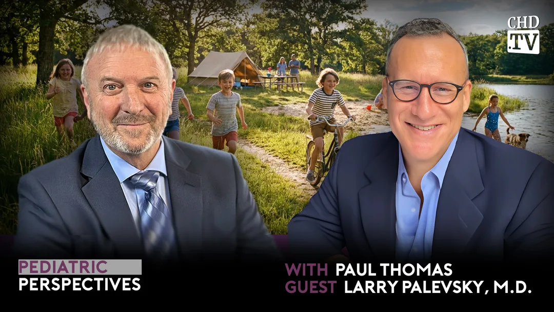 Dr. Paul, Ben Edwards, M.D., and Polly Tommey discussing measles treatment and MMR vaccine safety.